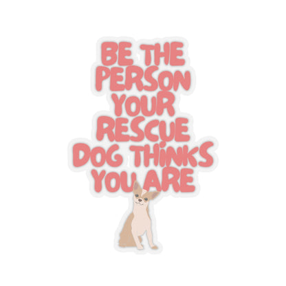 BE THE PERSON YOUR RESCUE DOG THINKS YOU ARE (CHIHUAHUA)